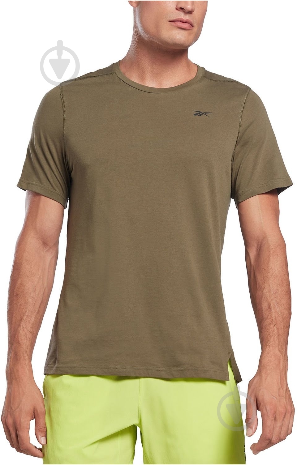 Футболка Reebok Speedwick H46607 р.S хаки - фото 1