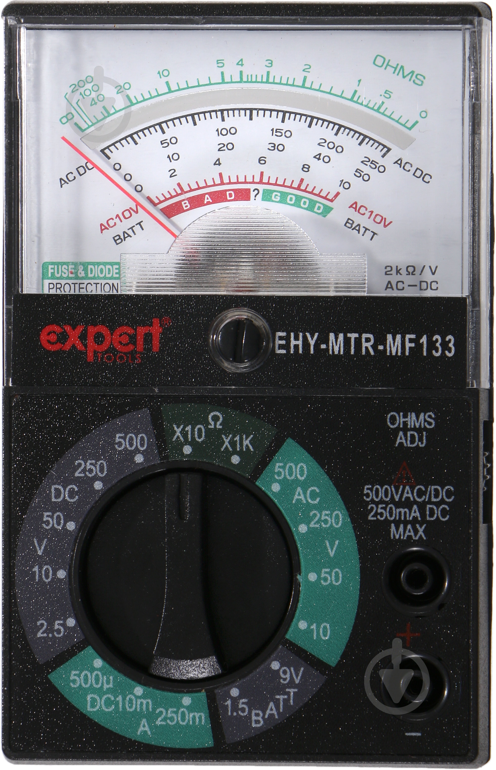 Мультиметр аналоговый Expert   EHY-MTR-MF133 - фото 3