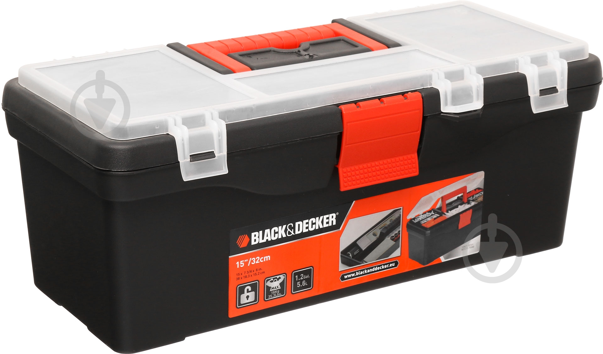 Ящик для ручного инструмента Black+Decker 15" BDST1-70580 - фото 2