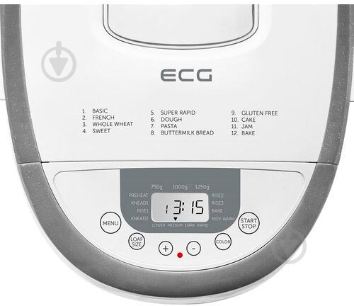Хлебопечка ECG PCB 82120 - фото 3