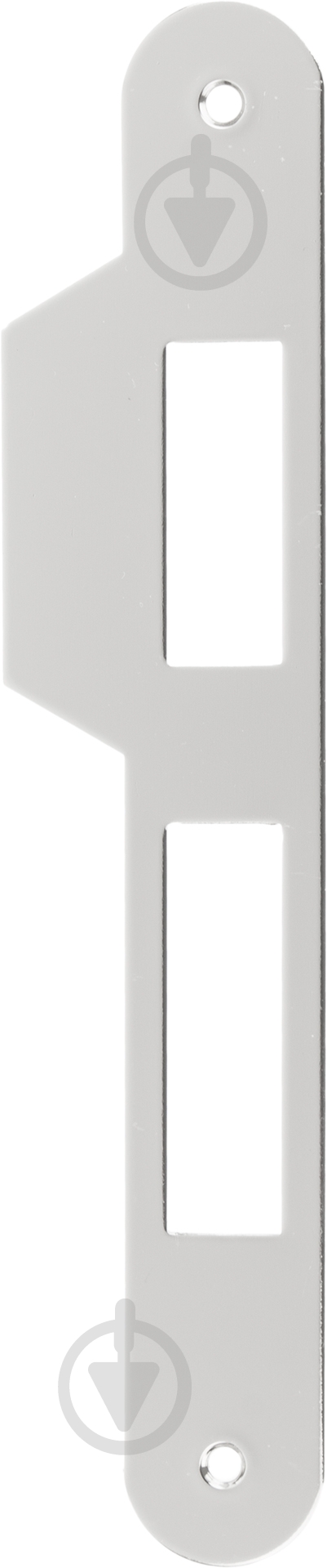 Планка ответная 167 мм 35 мм с прямым отбойником - фото 2