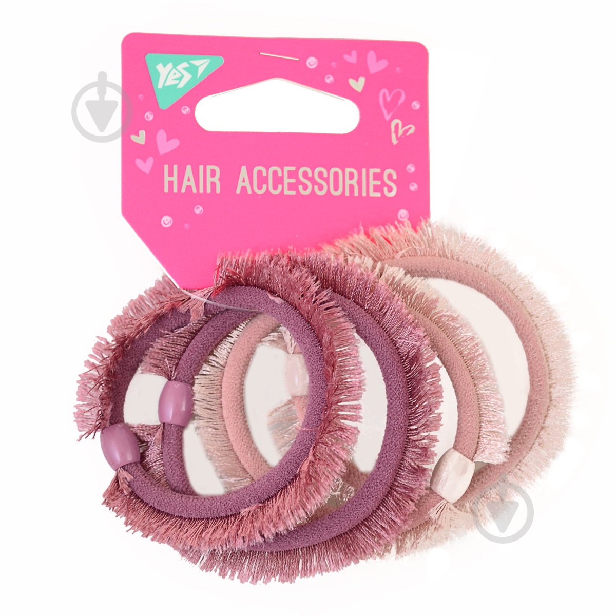 Резинка для волос YES 4 шт. 707141 мульти - фото 1