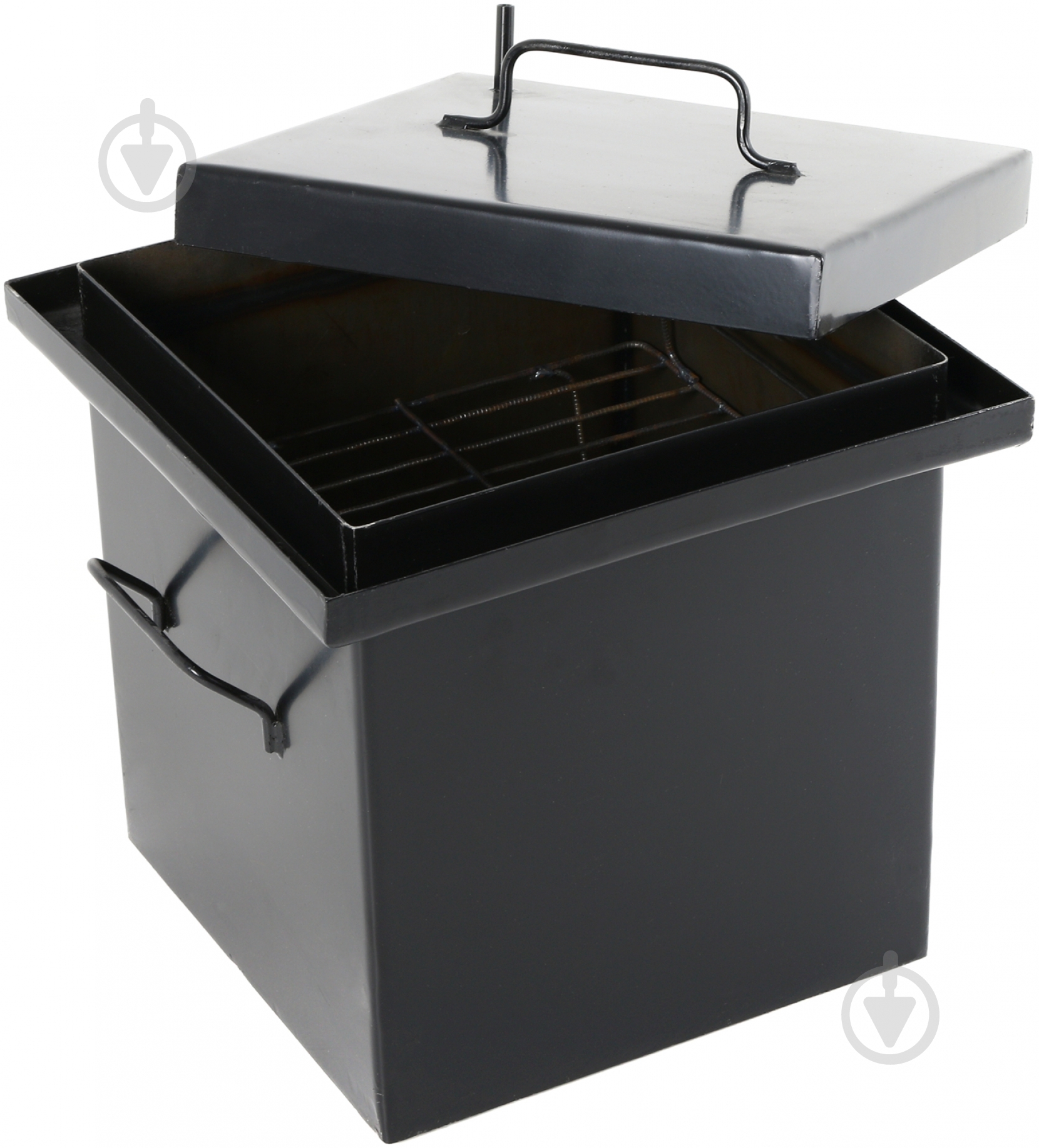 Коптильня стальная 13 кг - фото 2