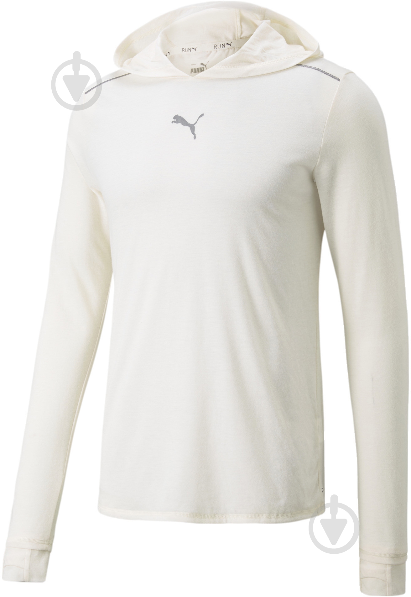 Джемпер Puma RUN WOOL MIDLAYER 52086273 р. S белый - фото 1 Джемпер Puma RUN WOOL MIDLAYER 52086273 р. S белый - фото 1