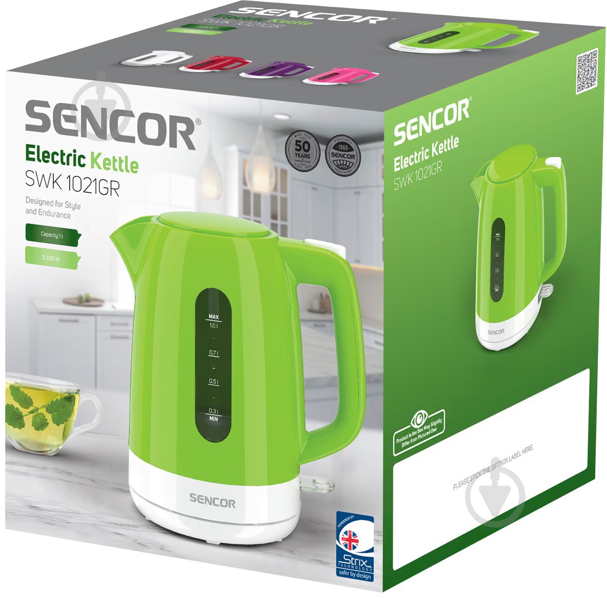 Електрочайник Sencor SWK 1021GR - фото 12