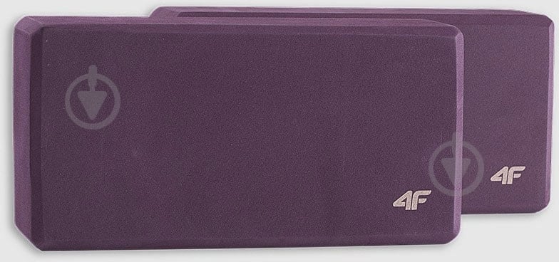 Блок для йоги 4F U082 (2pack) 4FWSS25AAOTU082-50S фіолетовий - фото 2
