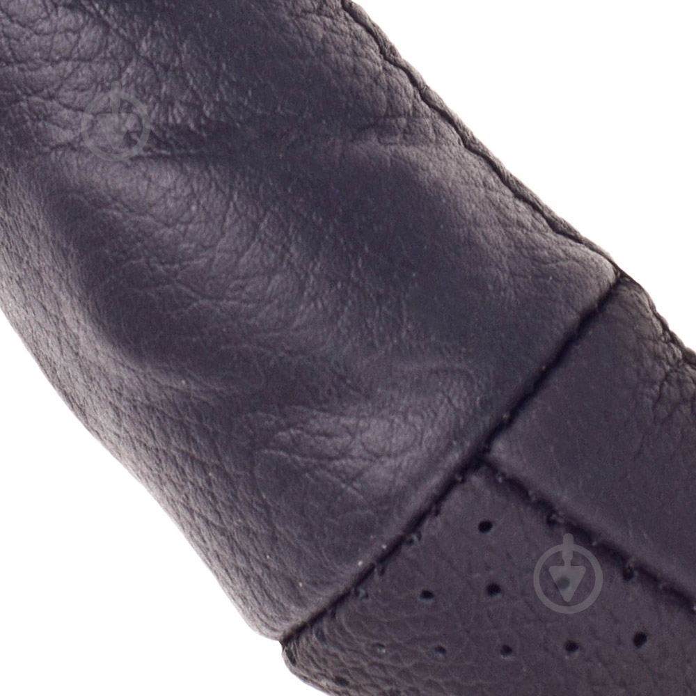 Чехол на руль Vitol натуральная кожа B 017 M черный - фото 3