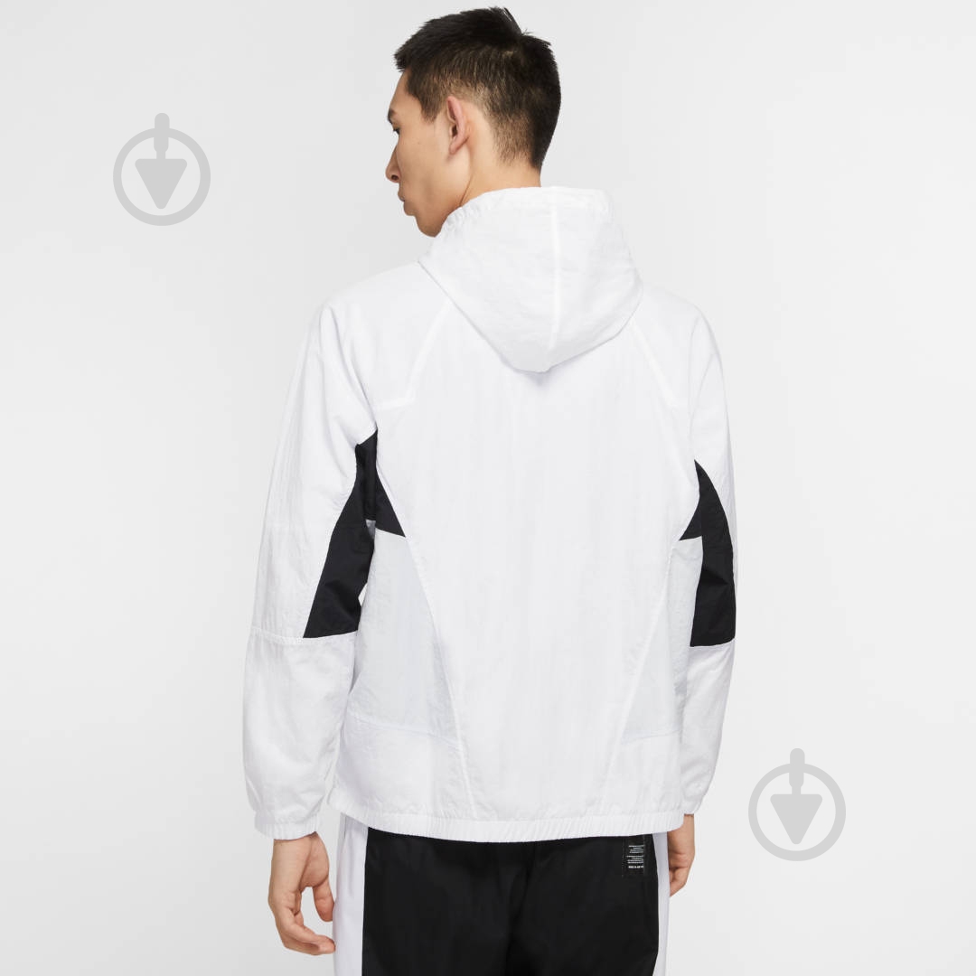 Ветровка мужская демисезонная Nike M NSW HE WR JKT WVN SIGNATURE CJ4358-100 р.L белая - фото 3
