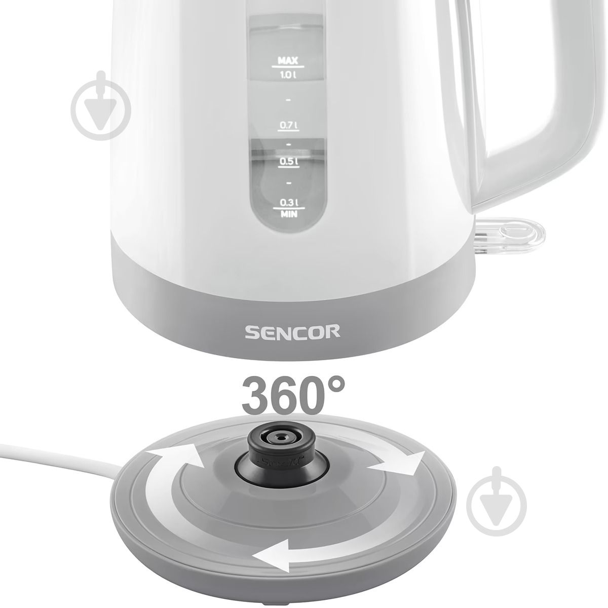 Электрочайник Sencor SWK 1020WH - фото 5
