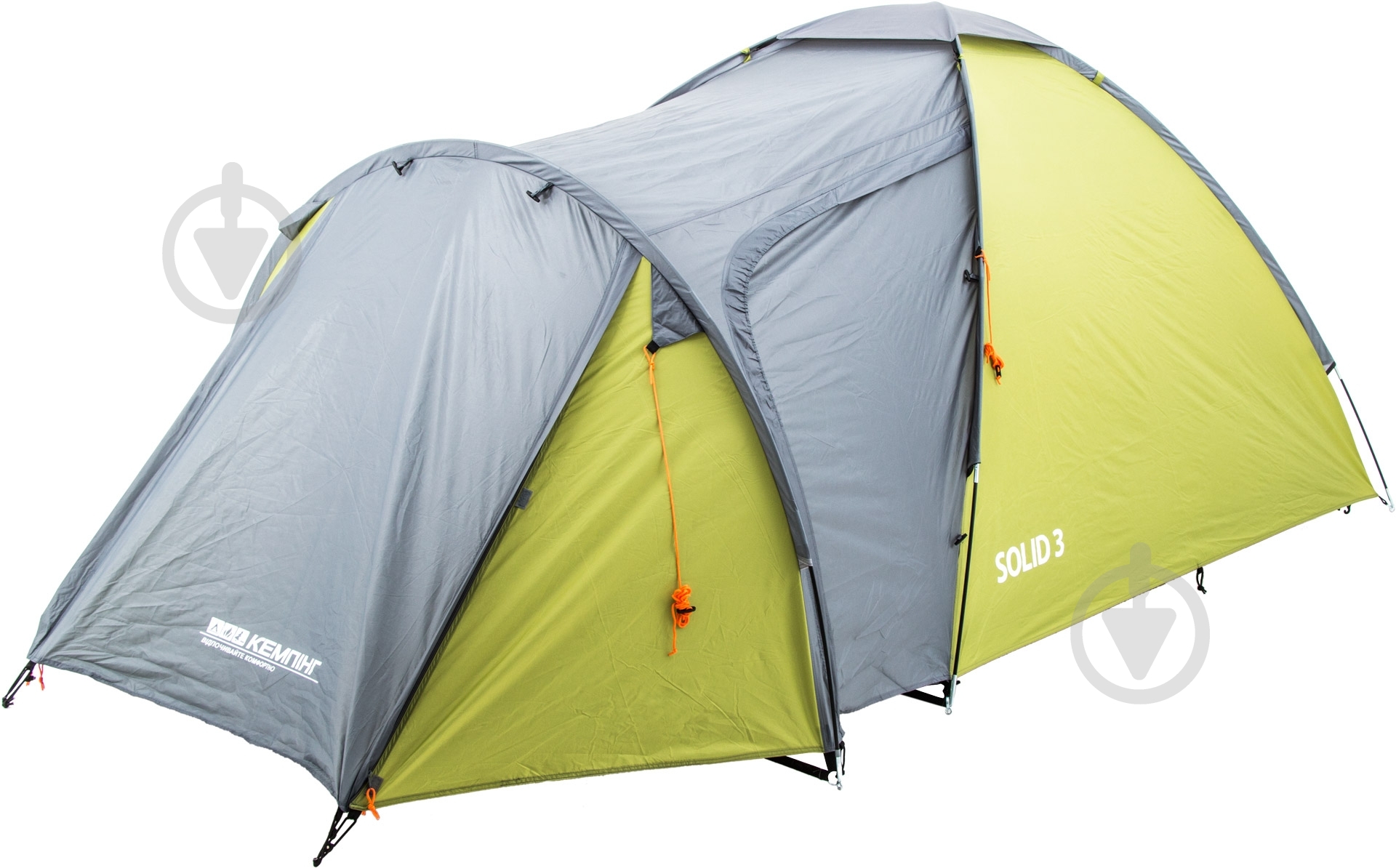 Палатка туристическая Кемпинг Solid 3 - - фото 2