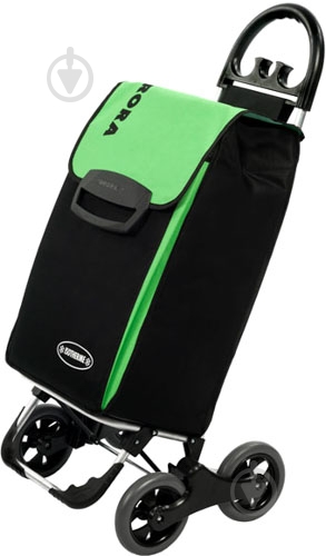 Сумка-візок Aurora Avanti 4_70 Black/Green - фото 3