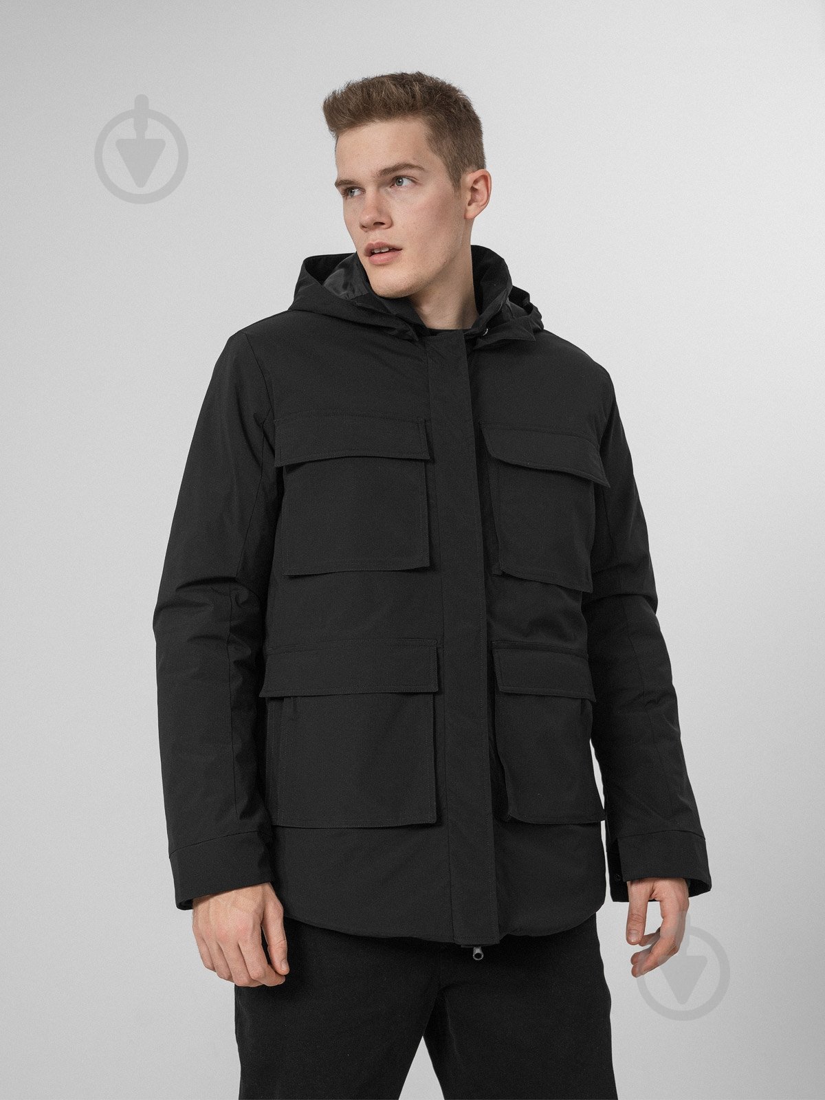 Куртка-парка чоловіча Outhorn TECHNICAL JACKET M015 OTHAW22TTJAM015-20S р.L чорна - фото 1