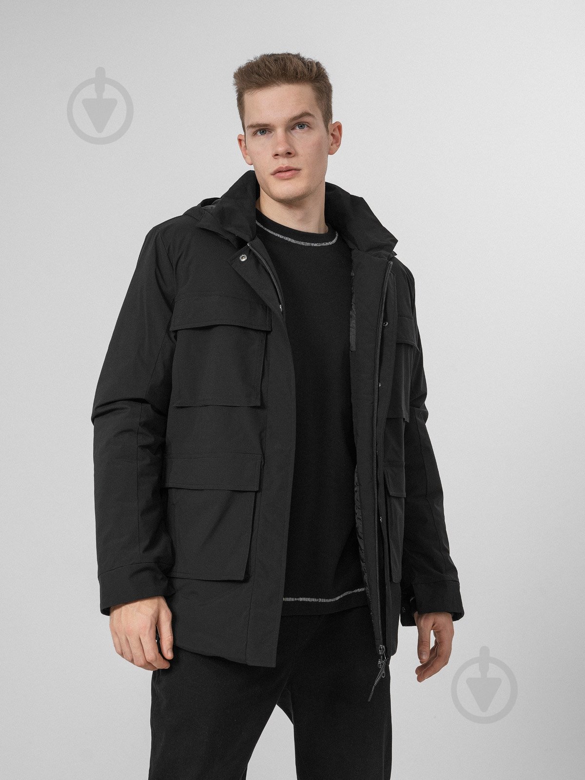 Куртка-парка чоловіча Outhorn TECHNICAL JACKET M015 OTHAW22TTJAM015-20S р.L чорна - фото 2