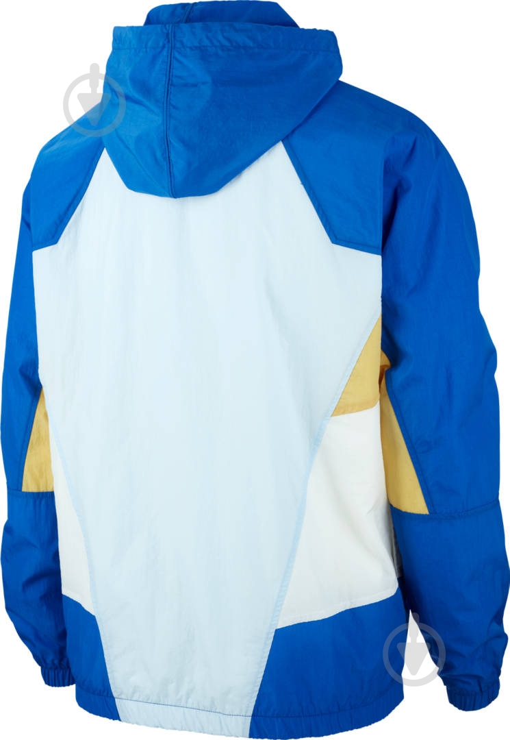 Ветровка мужская демисезонная Nike M NSW HE WR JKT WVN SIGNATURE CJ4358-407 р.M синяя - фото 2