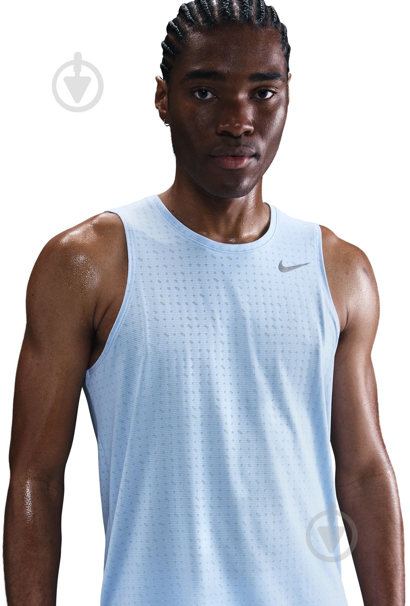 Майка Nike M NK DF BREATHE MILER TANK HJ4183-422 р.XL голубой - фото 4 Майка Nike M NK DF BREATHE MILER TANK HJ4183-422 р.XL голубой - фото 4