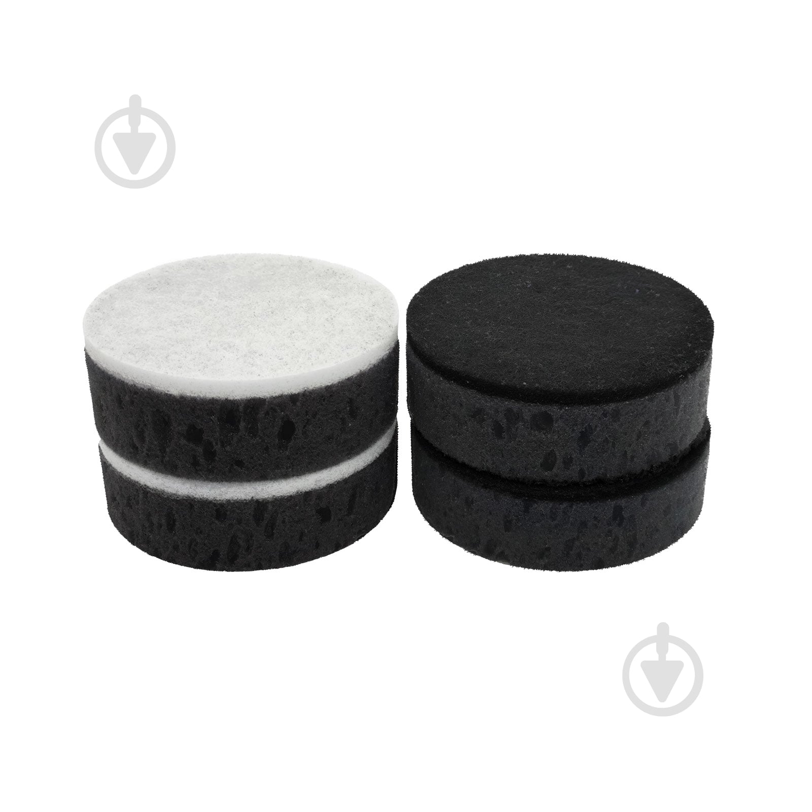 Губка для кухні Добра господарочка LUNA Black & White 4 шт. — фото 2