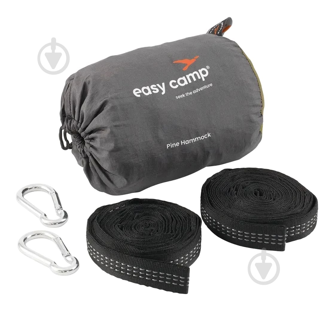 Гамак Easy Camp Pine Hammock 200x300 см зелений - фото 3 Гамак Easy Camp Pine Hammock 200x300 см зелений - фото 3