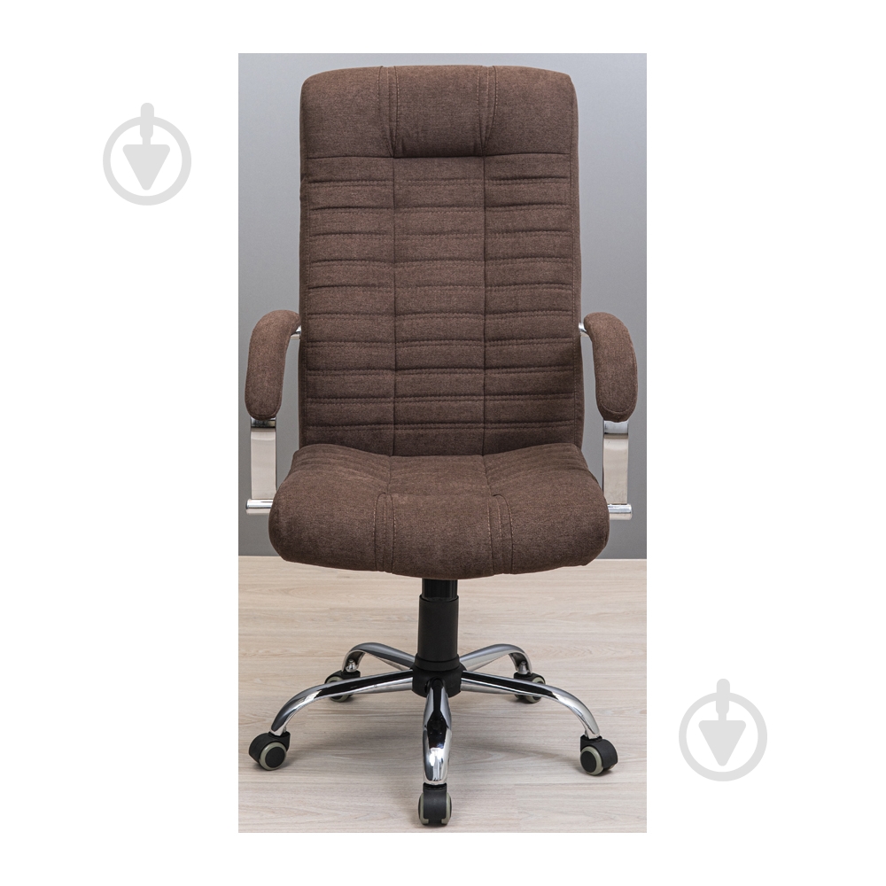 Крісло Річмен Груп Атлант Хром П1 М-2 Місті Шоколад шоколадний - фото 4 Крісло Річмен Груп Атлант Хром П1 М-2 Місті Шоколад шоколадний - фото 4