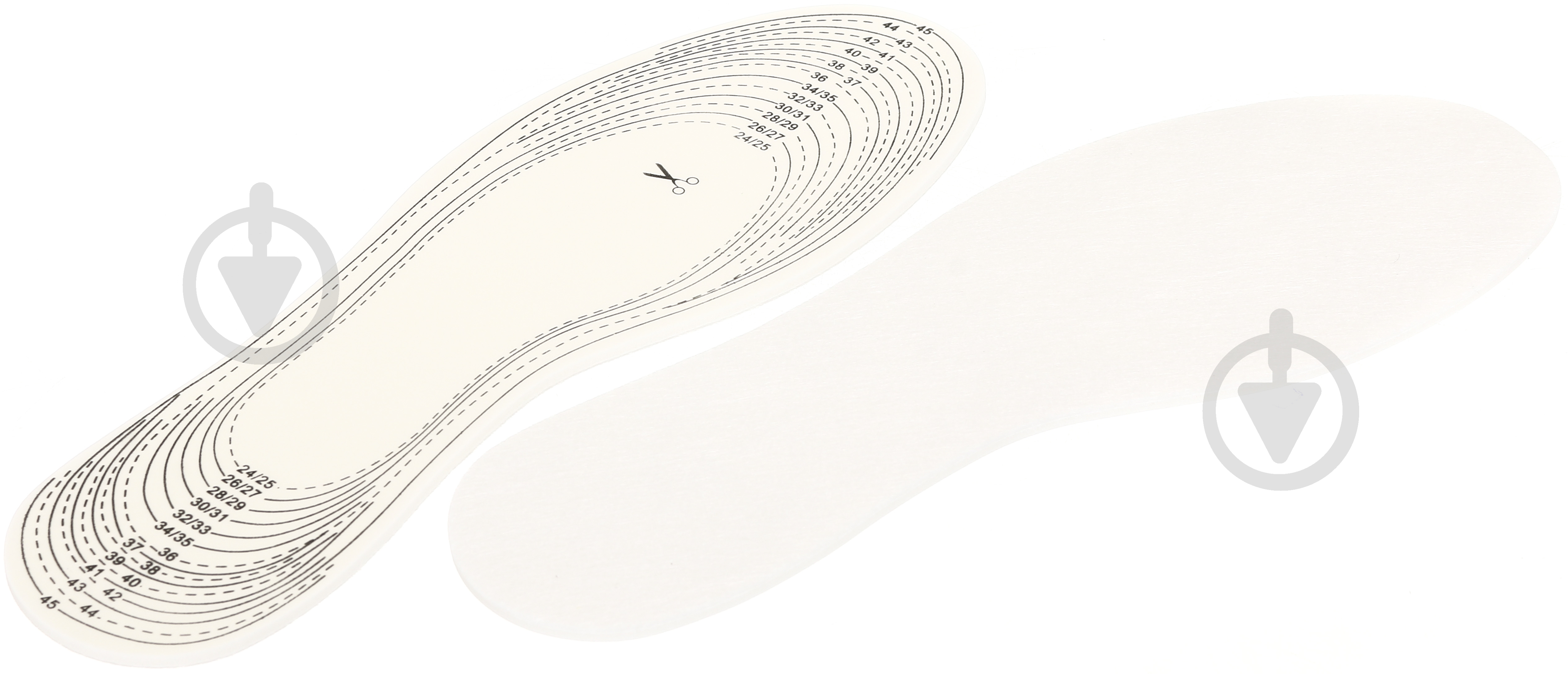 Устілки фетрові універсальні р.37-46 білий - фото 2