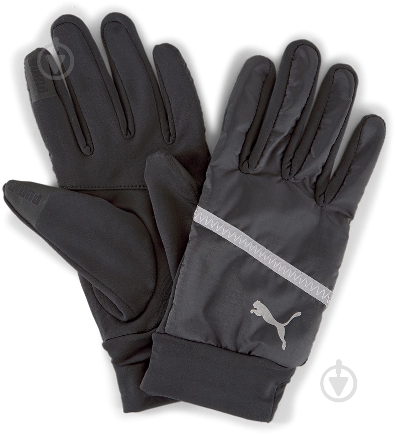Рукавички Puma PR winter gloves 04177601 р. L чорний - фото 1 Рукавички Puma PR winter gloves 04177601 р. L чорний - фото 1