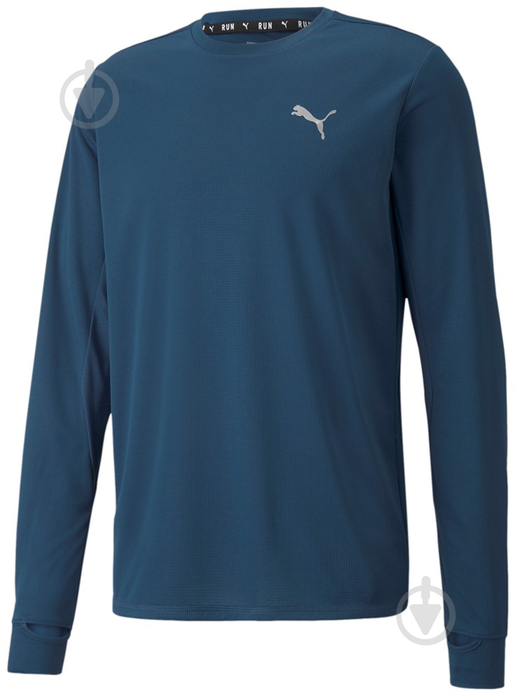 Футболка Puma RUN FAV LS TEE 52021065 р.L синий - фото 1