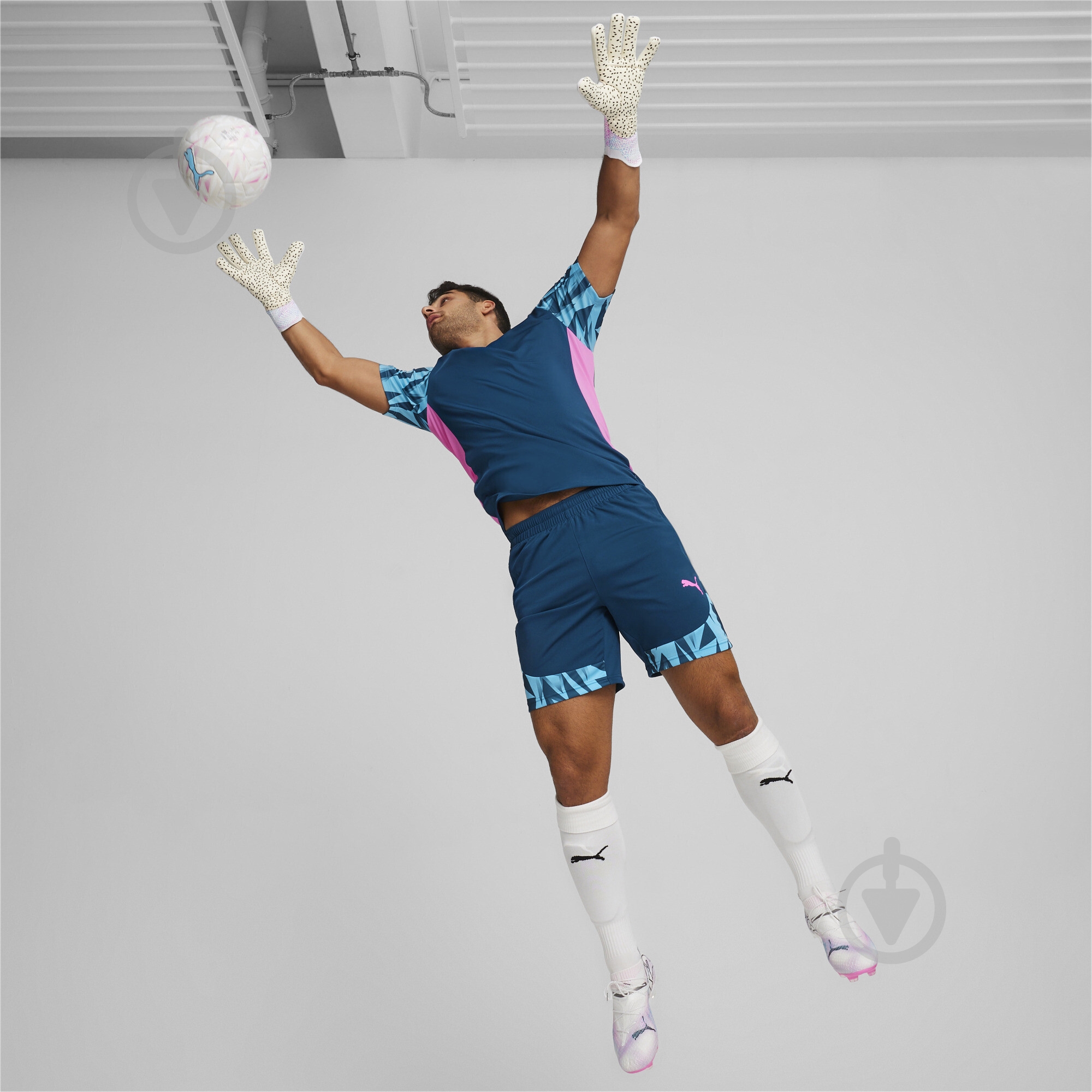 Футболка Puma INDIVIDUALFINAL JERSEY 65901856 р.S синий - фото 5