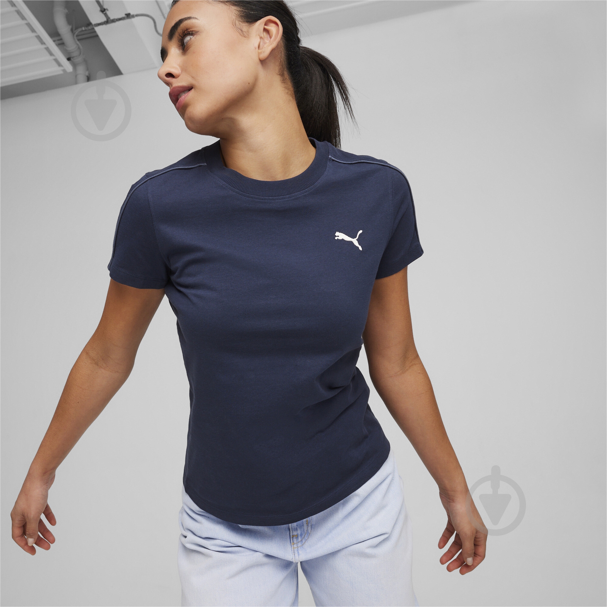 Футболка Puma HER Tee 67788314 р.M синий - фото 4
