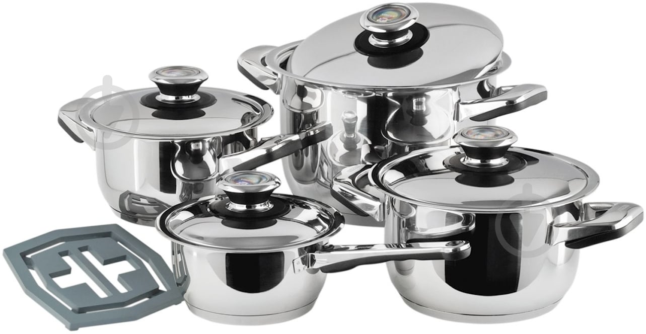 Набор посуды Vinzer Grand Junior 9 предметов 89039 - фото 1