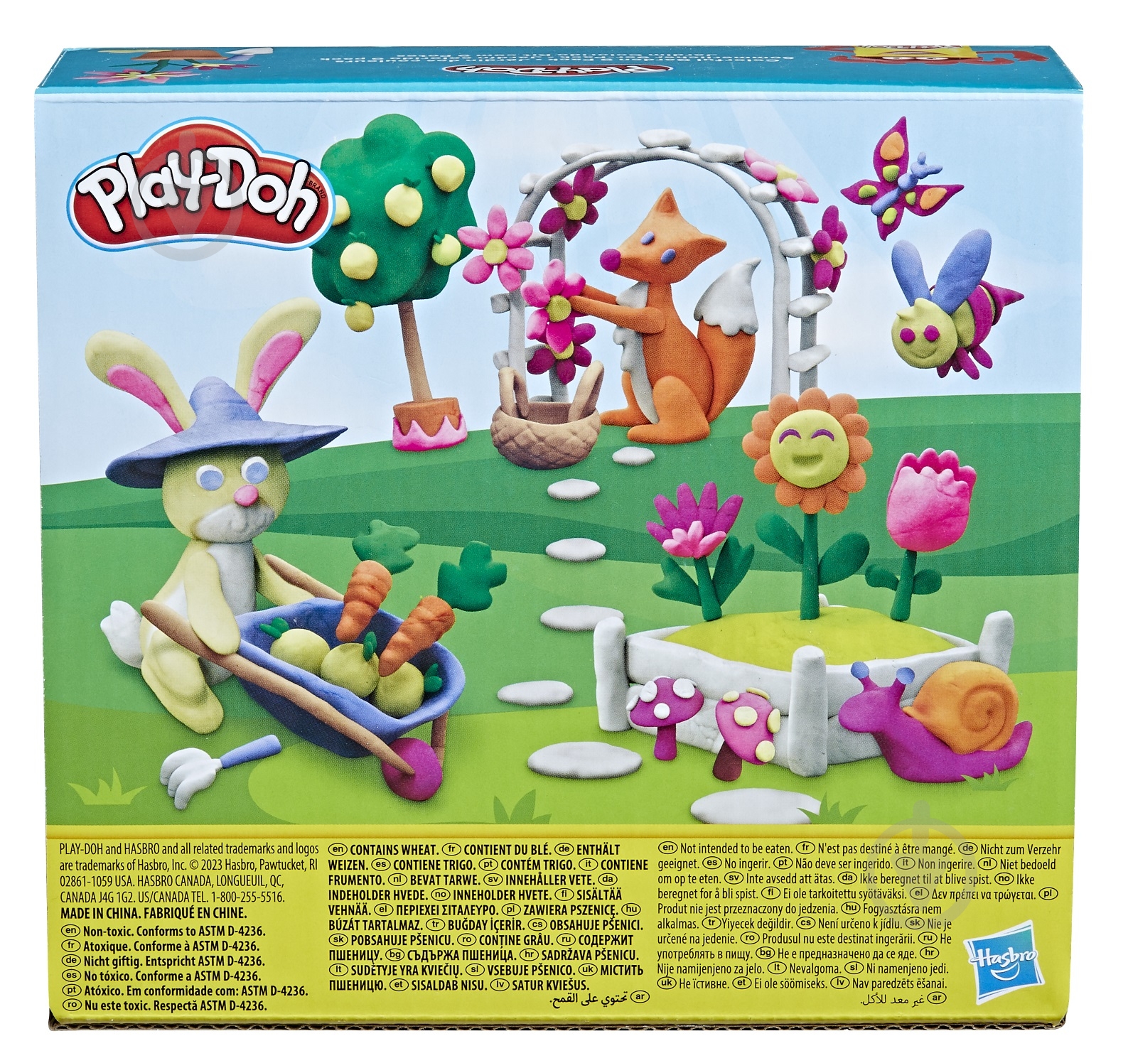 Набір для творчості Play-Doh 9 баночок з масою для ліплення в асортименті F7369 - фото 5