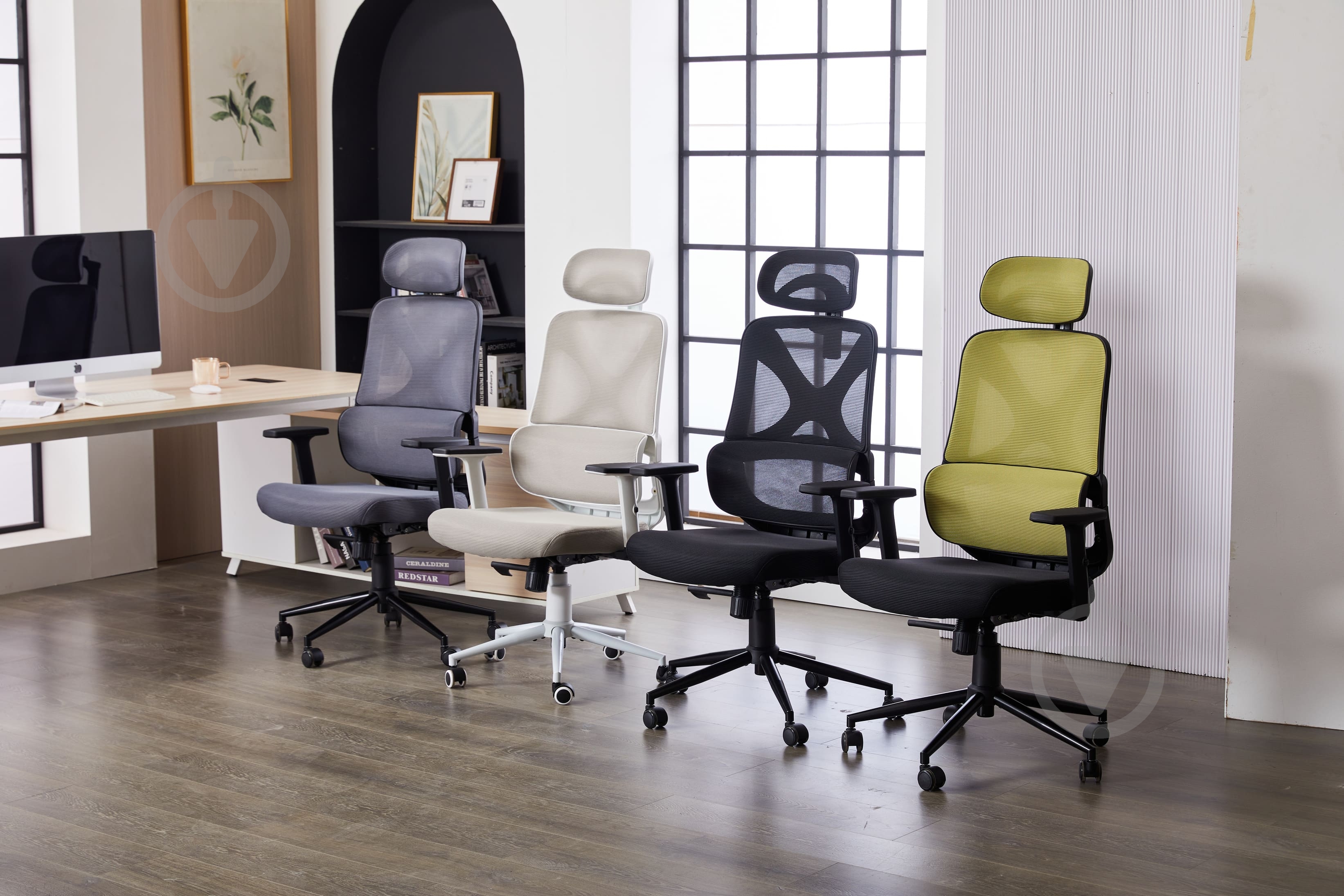 Кресло офисное Ergomix LEVEL (LY-8029H-1-BK) черный - фото 14