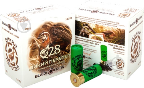 Патрони Black Mark Дикий Перепел Q28D10 [1шт] - фото 1