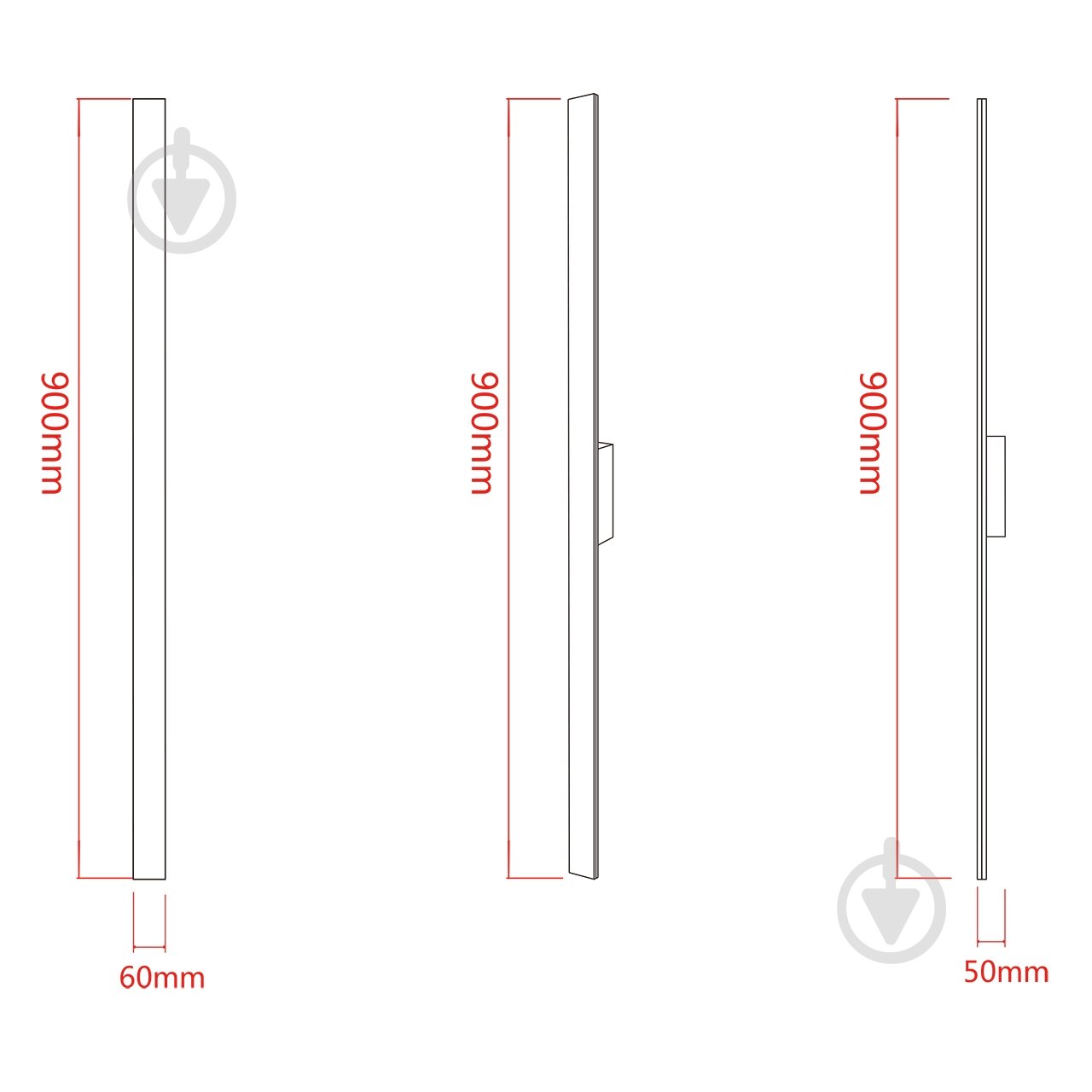 Светильник настенный V-WATT LED FA 4000К 15 Вт белый - фото 2