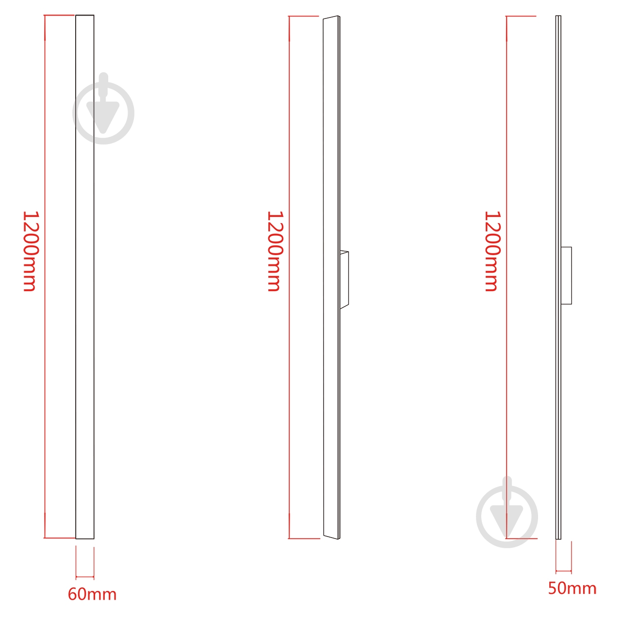 Светильник настенный V-WATT LED FA 4000К 18 Вт белый - фото 2 Светильник настенный V-WATT LED FA 4000К 18 Вт белый - фото 2