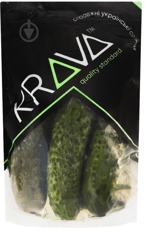 Огурец малосольный 500г KRAVA - фото 1