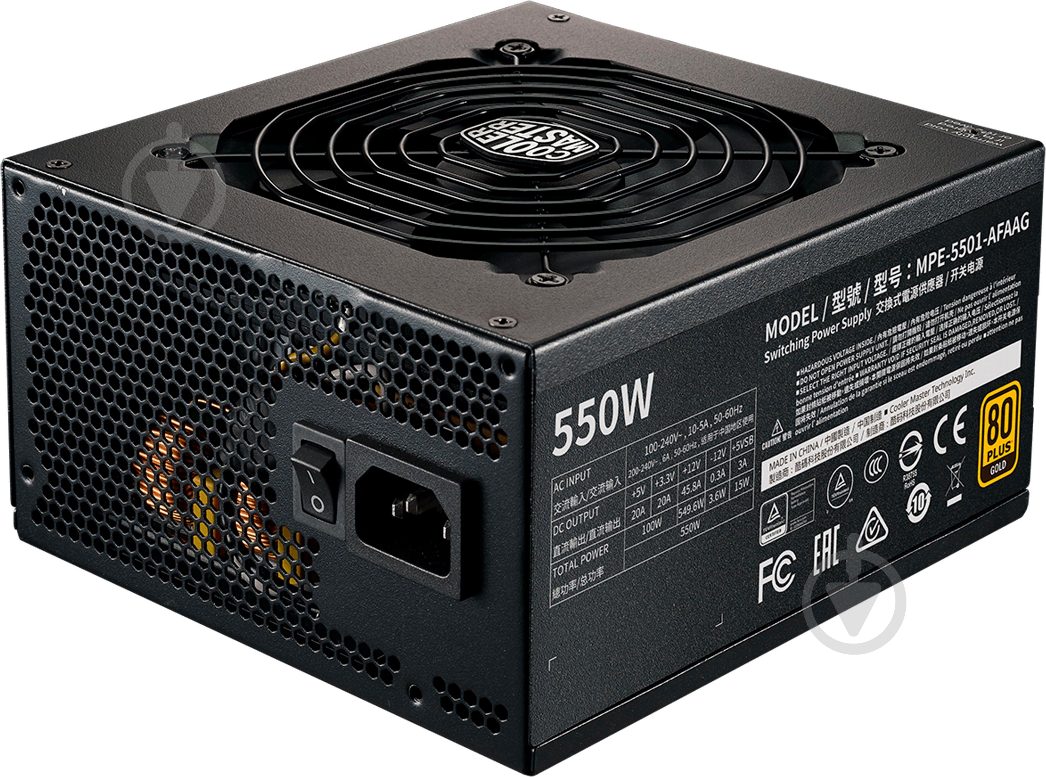 Блок питания Cooler Master MPE-5501-AFAAG-EU 550 Вт - фото 2