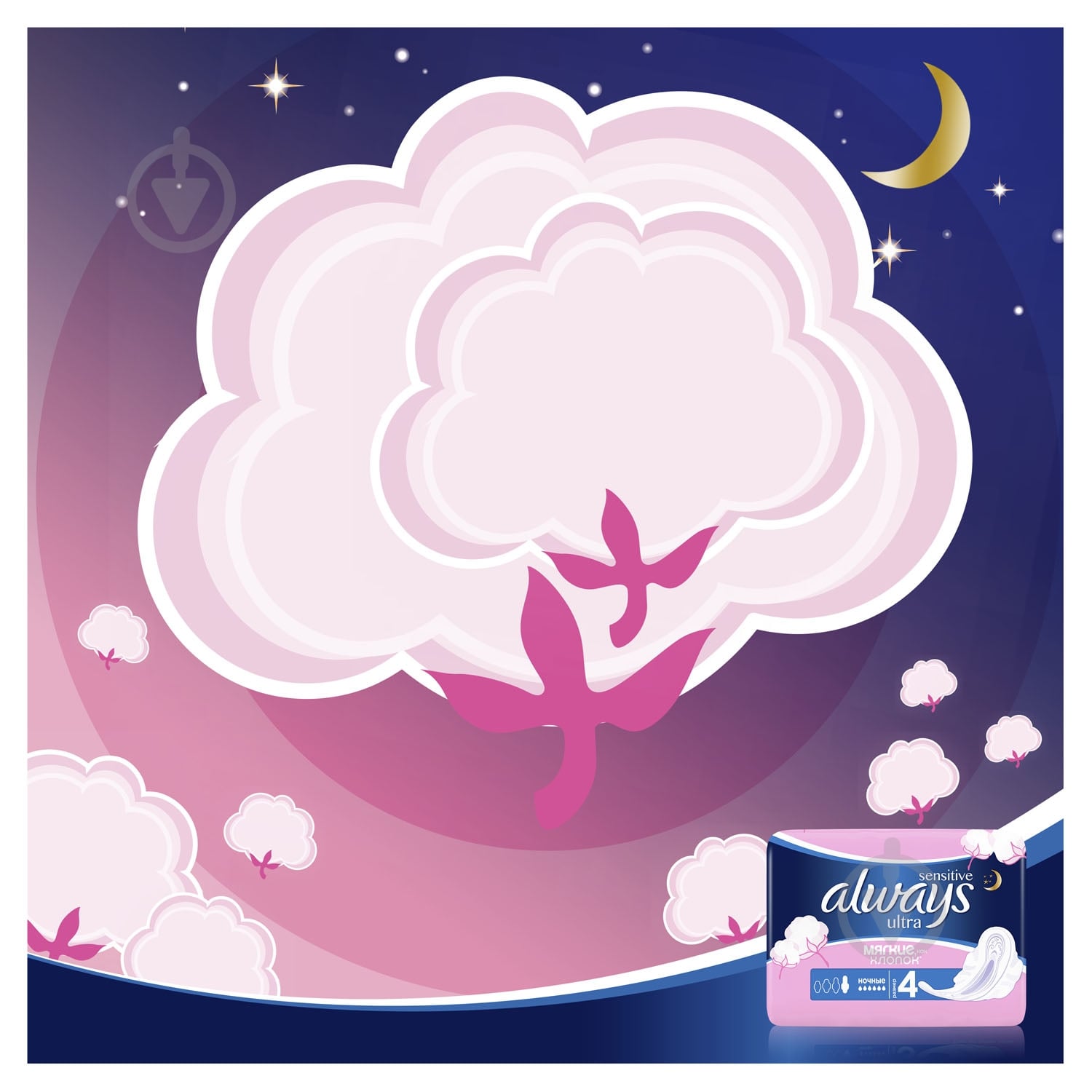 Прокладки гигиенические Always Ultra Sensitive night 7 шт. - фото 4