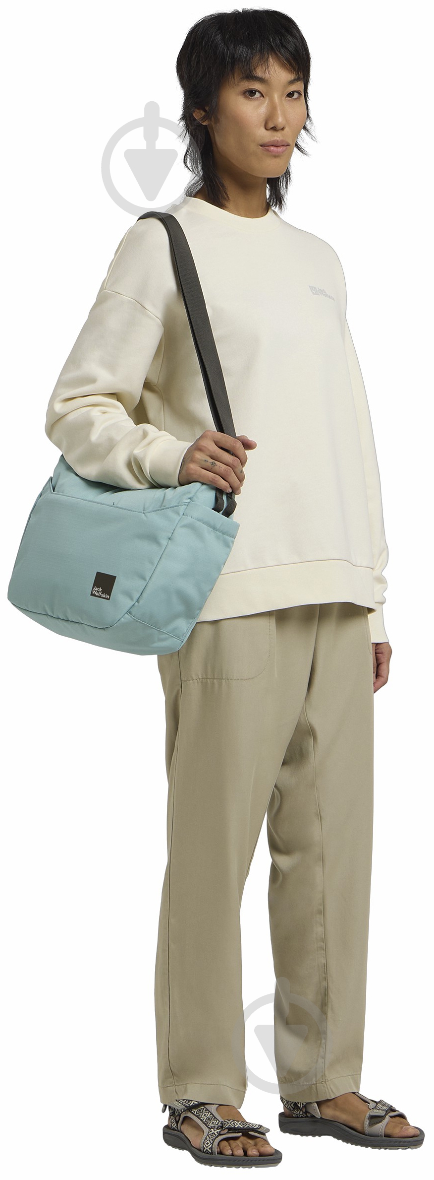 Світшот Jack Wolfskin ESSENTIAL CREWNECK W A63871_5127 р.M - фото 4 Світшот Jack Wolfskin ESSENTIAL CREWNECK W A63871_5127 р.M - фото 4