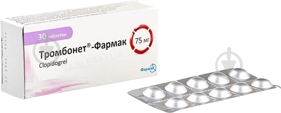 Тромбонет-Фармак таблетки 75 мг - фото 1 Тромбонет-Фармак таблетки 75 мг - фото 1