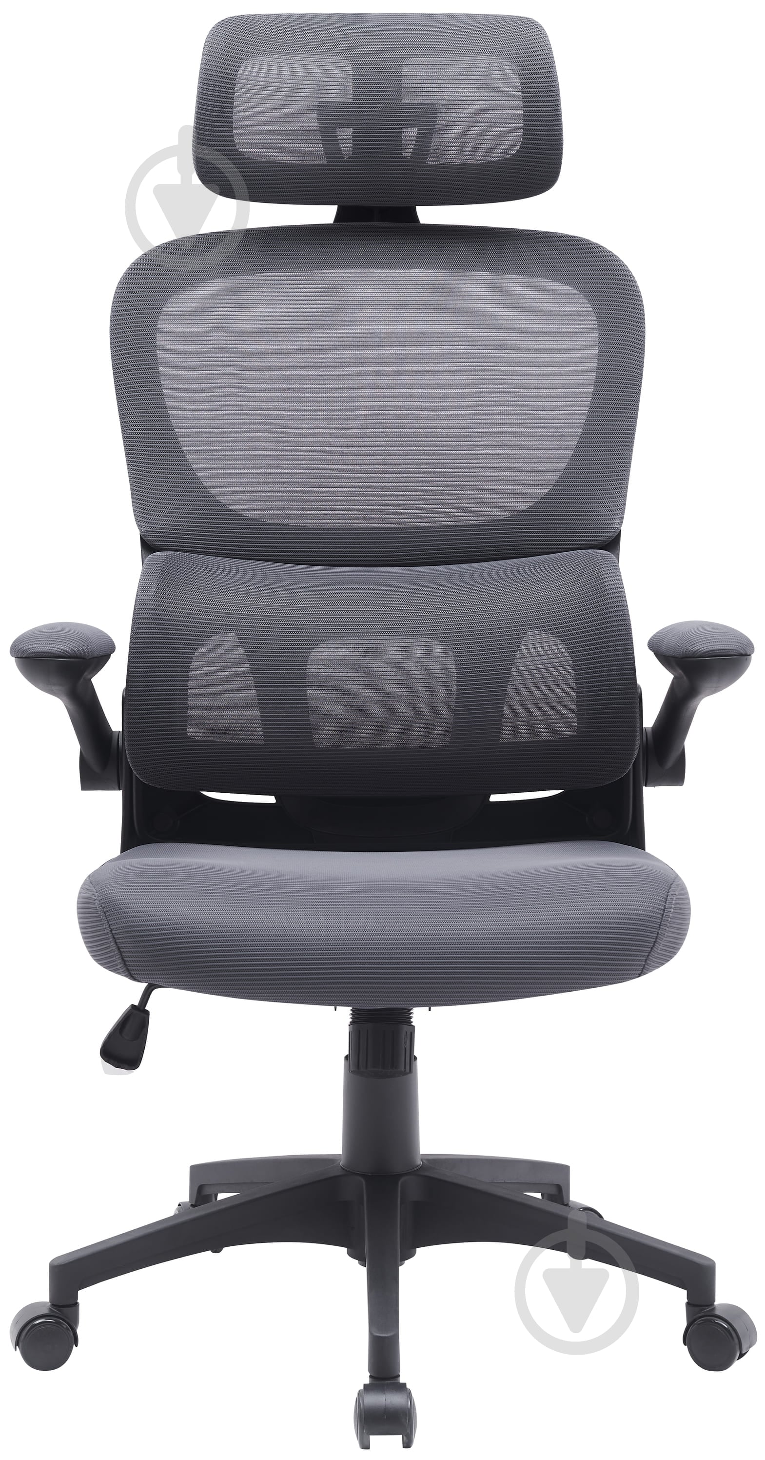 Кресло офисное Ergomix TORSO Grey (LY-8018H-BK) серый - фото 2