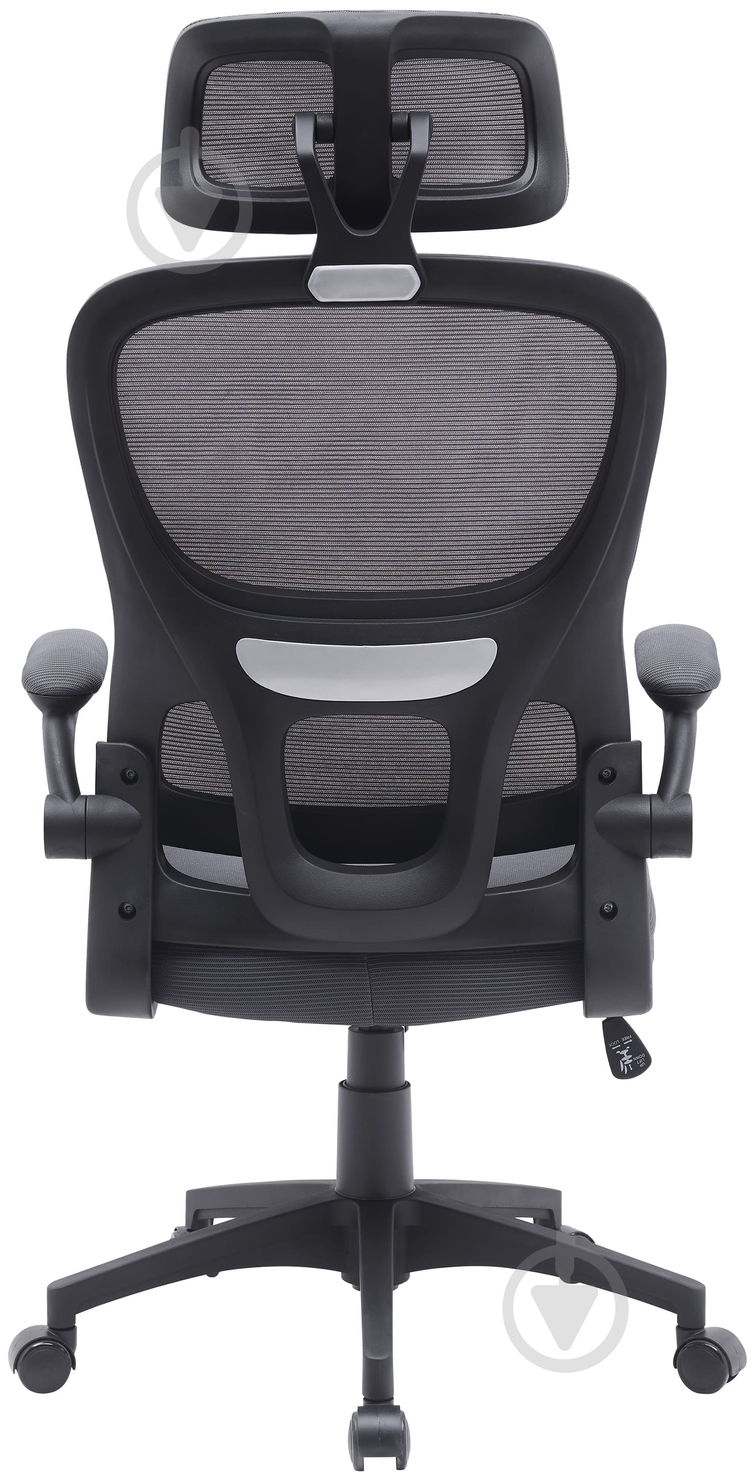 Кресло офисное Ergomix TORSO Grey (LY-8018H-BK) серый - фото 5