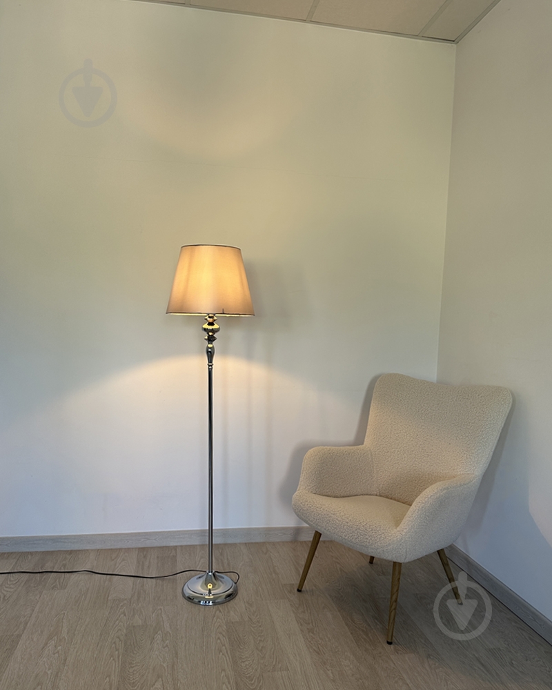ВИТРИНА! Торшер Edlin Vanessa 12 Вт E27 хром PL2417-1F - фото 4 ВИТРИНА! Торшер Edlin Vanessa 12 Вт E27 хром PL2417-1F - фото 4