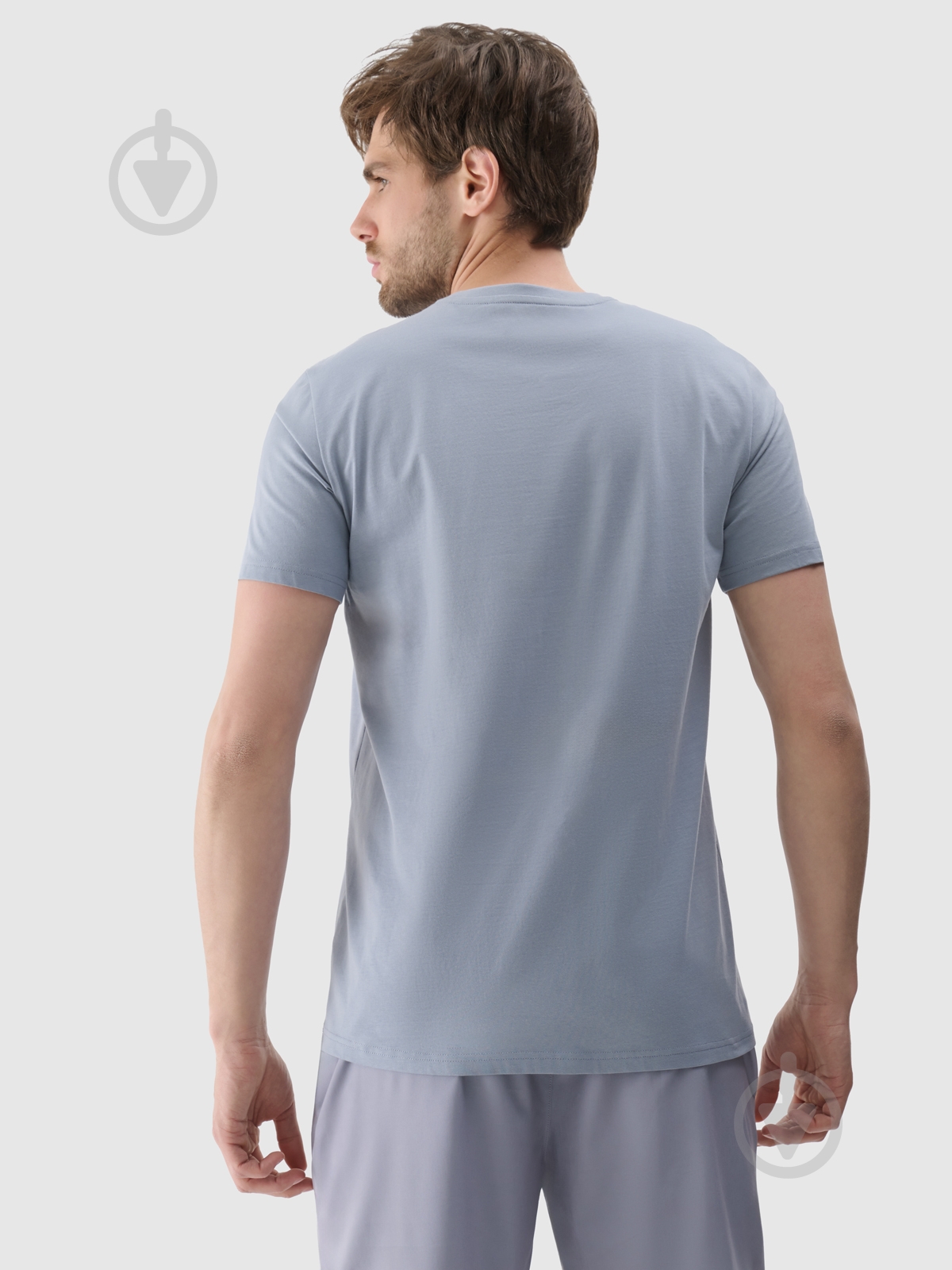 Футболка 4F TSHIRT M2077 4FRSS24TTSHM2077-27S р.3XL сірий - фото 2