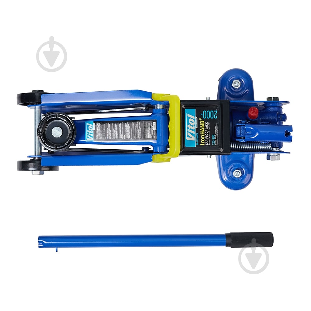 Домкрат гідравлічний підкатний Vitol IH-125300DP 2 т - фото 12