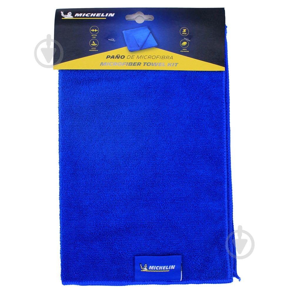 Набор микрофибр Microfiber Towel Kit Michelin 3 шт. - фото 1 Набор микрофибр Microfiber Towel Kit Michelin 3 шт. - фото 1