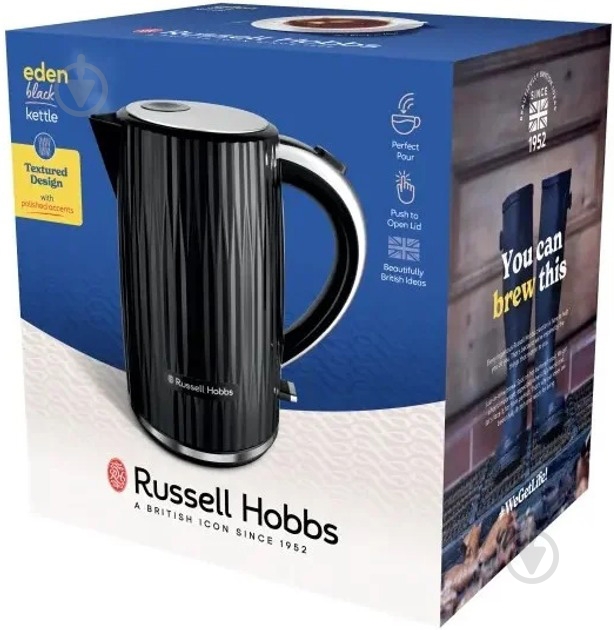 Електрочайник Russell Hobbs Eden Kettle 27361-70 Black - фото 7