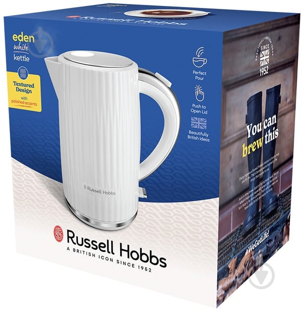 Электрочайник Russell Hobbs Eden Kettle 27360-70 White - фото 7