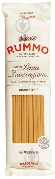 Паста RUMMO Лингвини №13 500 г - фото 1 Паста RUMMO Лингвини №13 500 г - фото 1