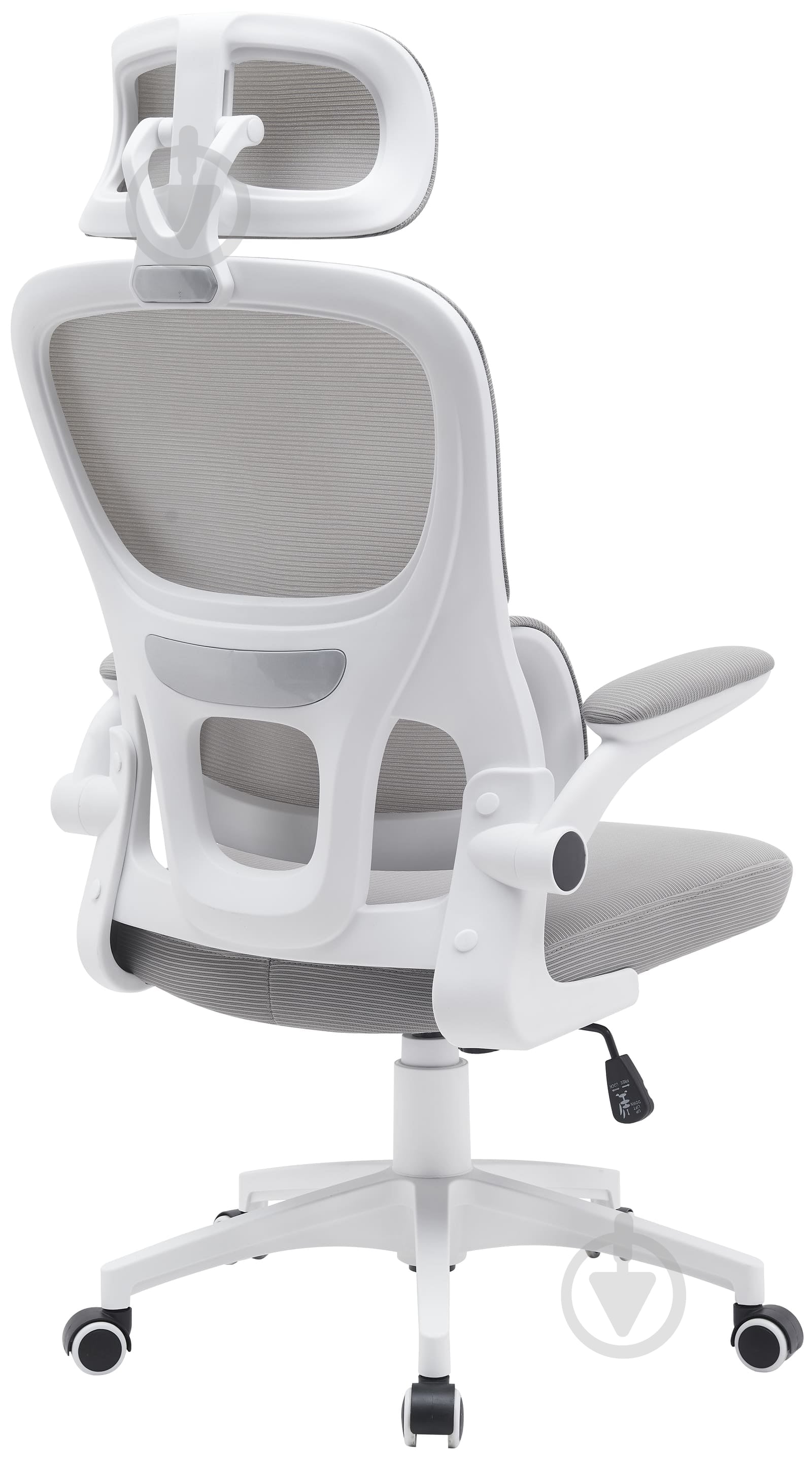 Крісло офісне Ergomix TORSO Light Grey (LY-8018H-WT) світло-сірий - фото 4 Крісло офісне Ergomix TORSO Light Grey (LY-8018H-WT) світло-сірий - фото 4