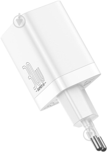Зарядное устройство BASEUS Super Si Pro C+U 30W(CCSUPP-E02) белый - фото 2