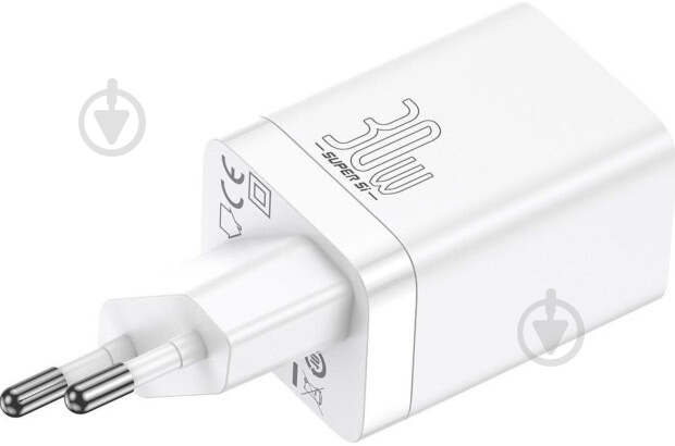 Зарядное устройство BASEUS Super Si Pro C+U 30W(CCSUPP-E02) белый - фото 5